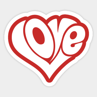 Love Heart Love Sticker